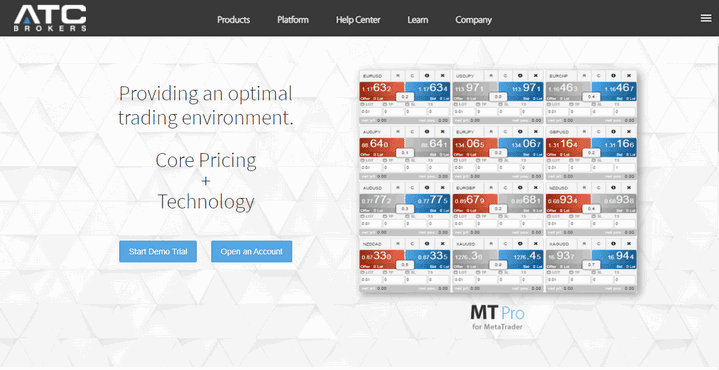 ATC Brokers website
