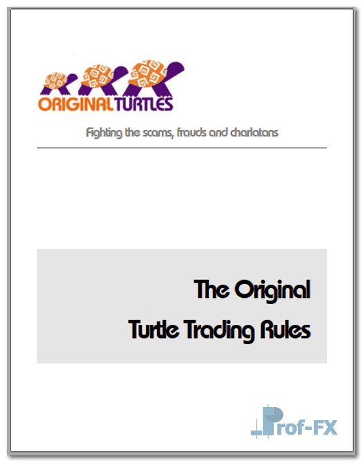 Original Turtle Rules forex ebook pdf